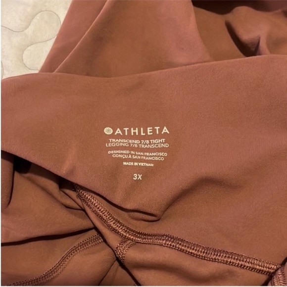 Athleta Transcend 7/8 Tight size XXXL Tawny Rose - Picture 4 of 5